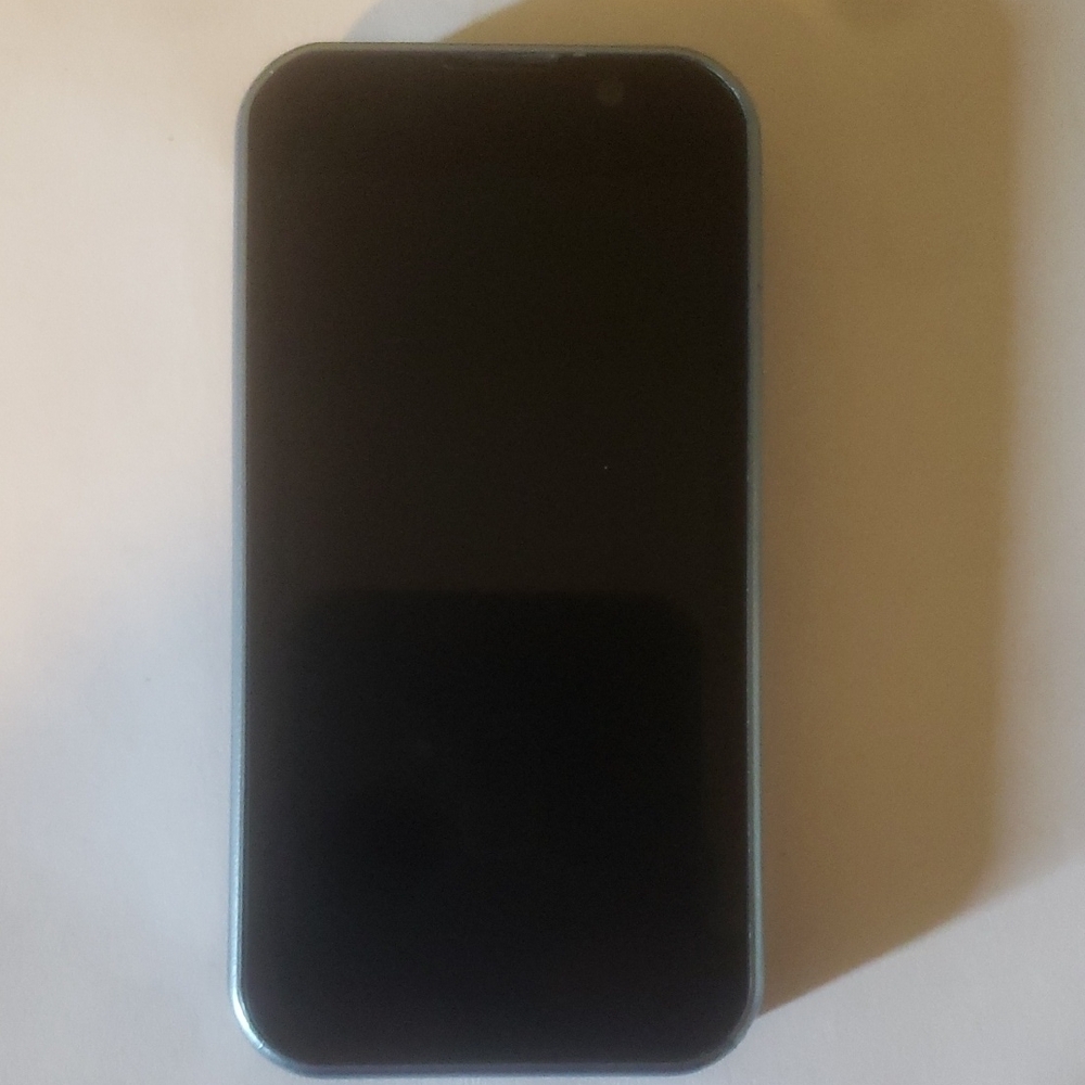 Smartphone with Black and Silver Finish
